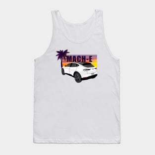 Sunset Mach-E in Star White Tank Top